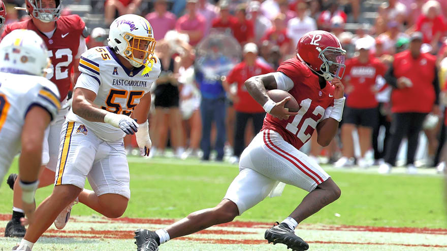 Alabama offensive line joins the campaign to get Keelon Russell to slide more