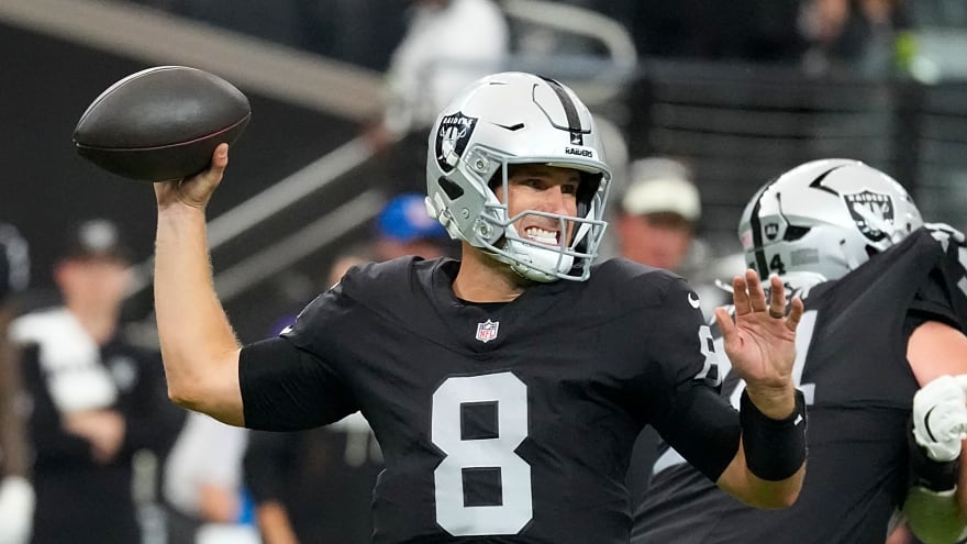 Raiders Name Kirk Cousins Week 1 Starter, No. 1 Pick Fernando Mendoza Will Begin Rookie Season on Bench