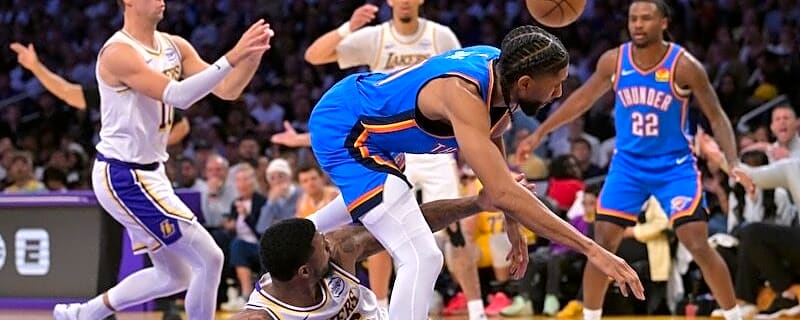  Lakers Fall To Brink Of Elimination With Game 3 Loss To Thunder