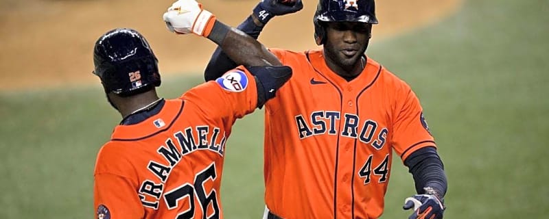 Yordan Alvarez bangs two more homers as Astros edge Rangers