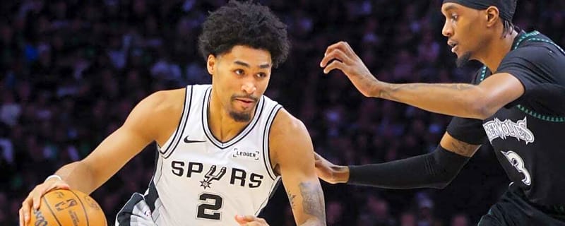Spurs' Dylan Harper (knee) questionable for Game 5 vs. Wolves