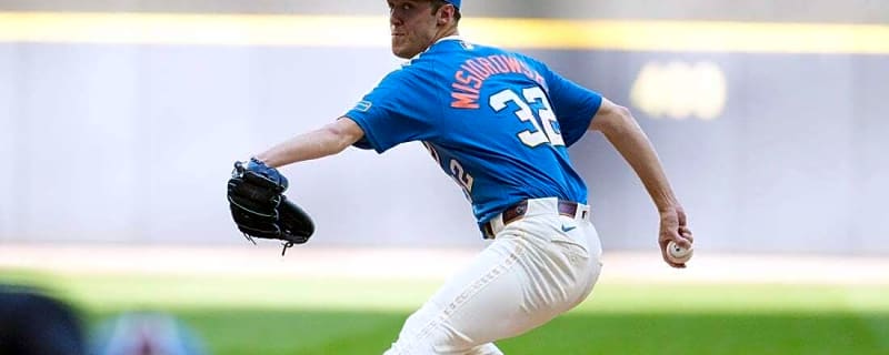 Brewers' Jacob Misiorowski dominates Phillies in 15-K one-hitter