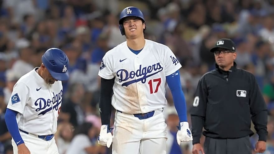 Shohei Ohtani Out Of Dodgers Lineup On Thursday Due To Injury Issues