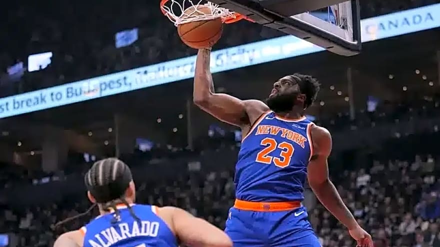 Mitchell Robinson’s Status Looms Over Knicks Ahead of Game 1