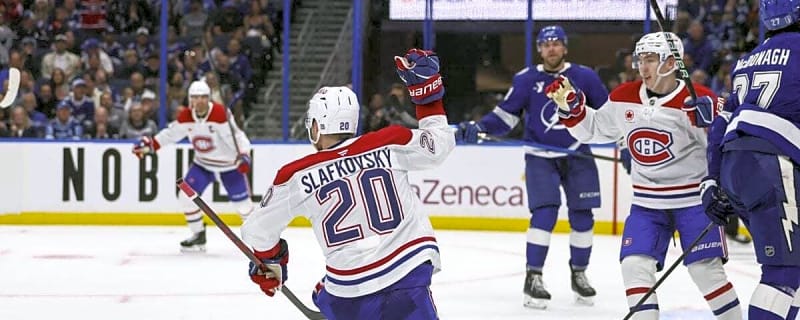 Canadiens’ Slafkovsky Wins Game 1 with Record-Tying Hat Trick