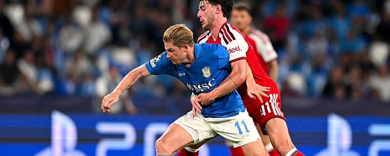 Rice says Arsenal could have scored up to five goals against Napoli