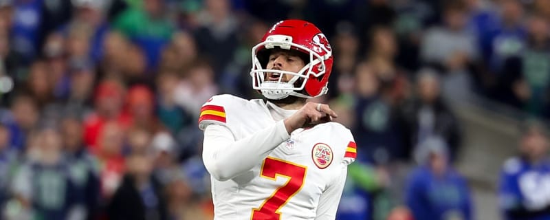 Harrison Butker getting tips from Justin Tucker while keeping Chiefs' kicking job for now