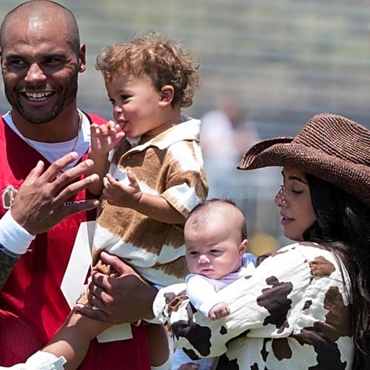 Dak Prescott, Ex-Fiancée Sarah Jane Ramos Reunite For Daughter's  Birthday Party | Yardbarker