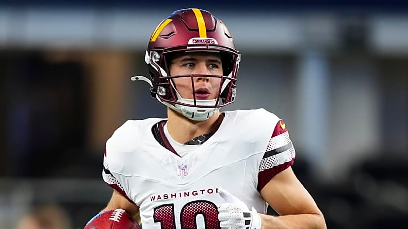Luke McCaffrey already fighting to stay relevant in loaded Commanders  offense | Yardbarker