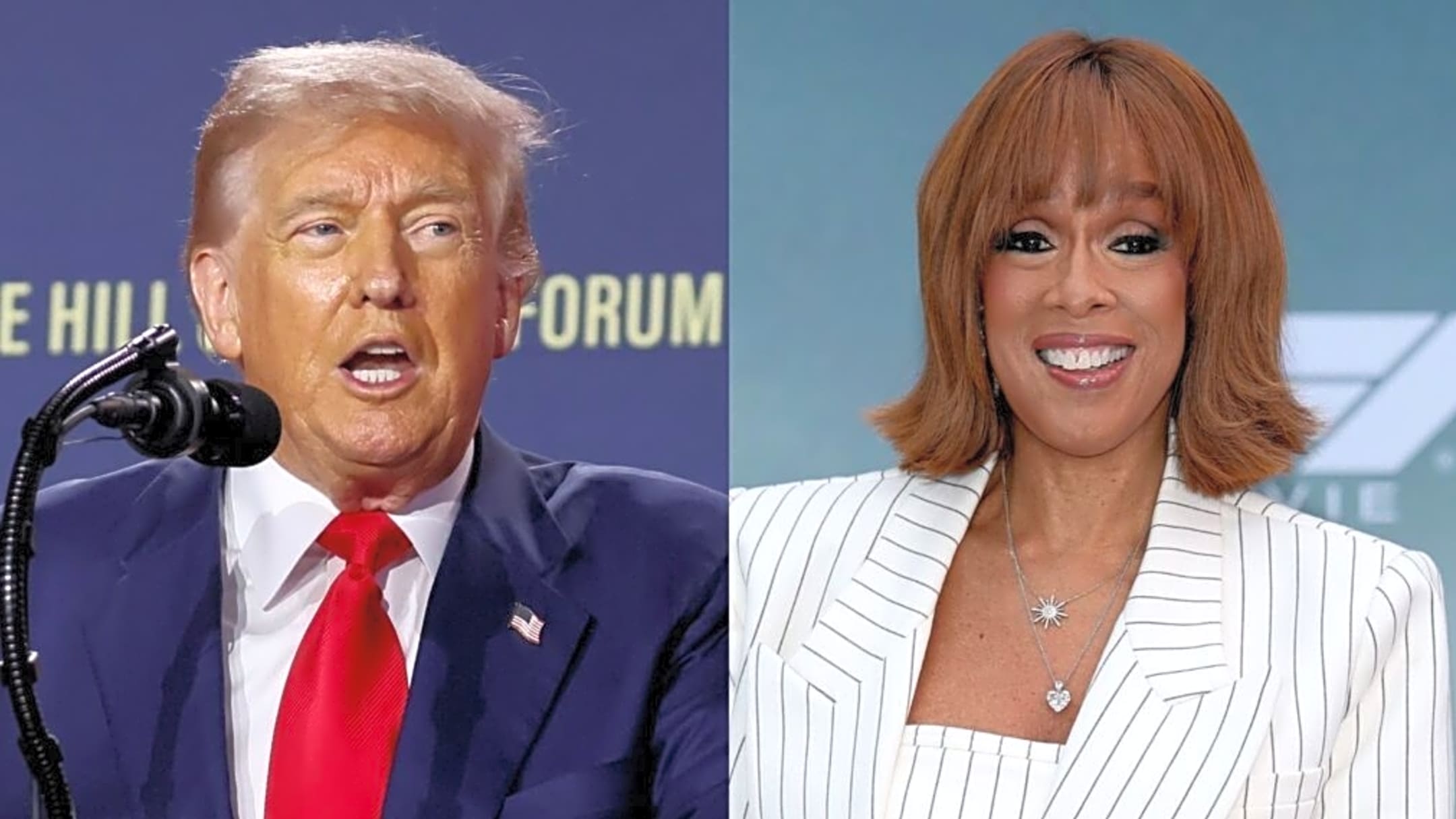 Donald Trump Responds to Rumors About Gayle King's CBS Future | Yardbarker