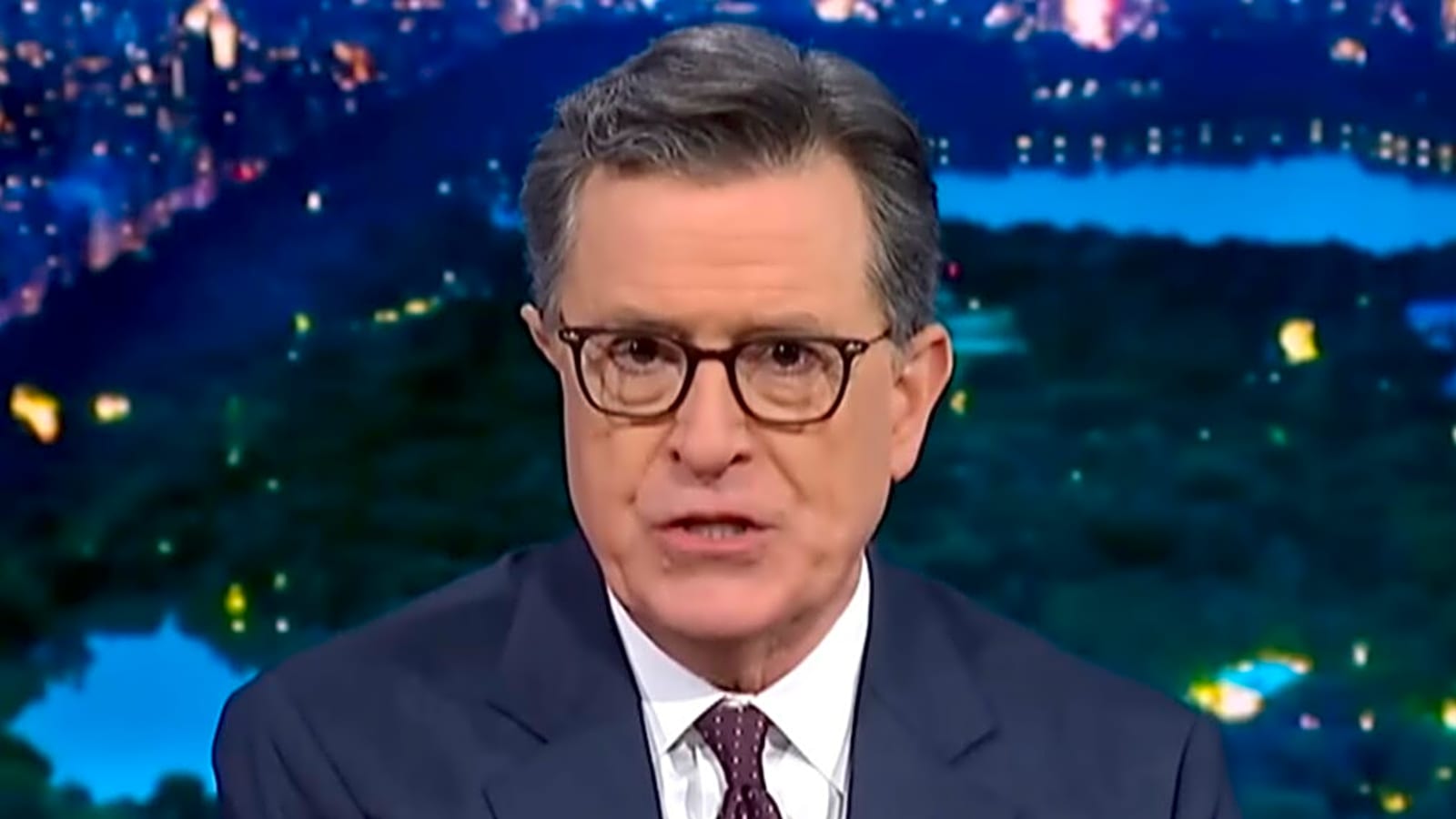 Stephen Colbert Interview Stephen Colbert Slams CBS On-Air for Banning Interview With Democrat ...