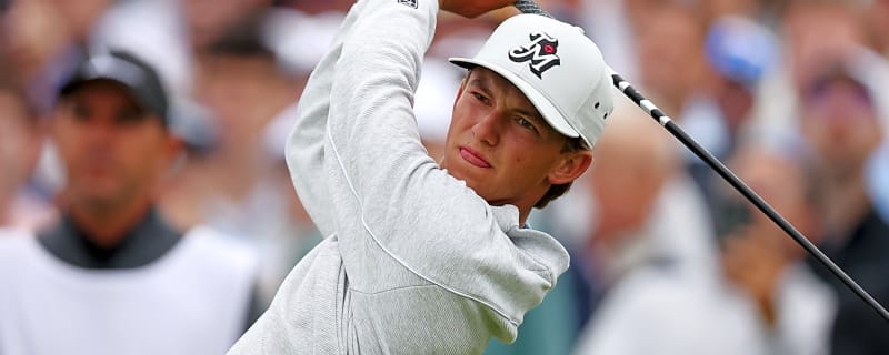 Miles Russell gives dad Father's Day present at 2026 U.S. Open