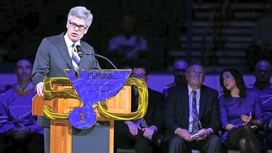 Blues condemn ‘vile messages of hate’ from protest banners at Vegas game