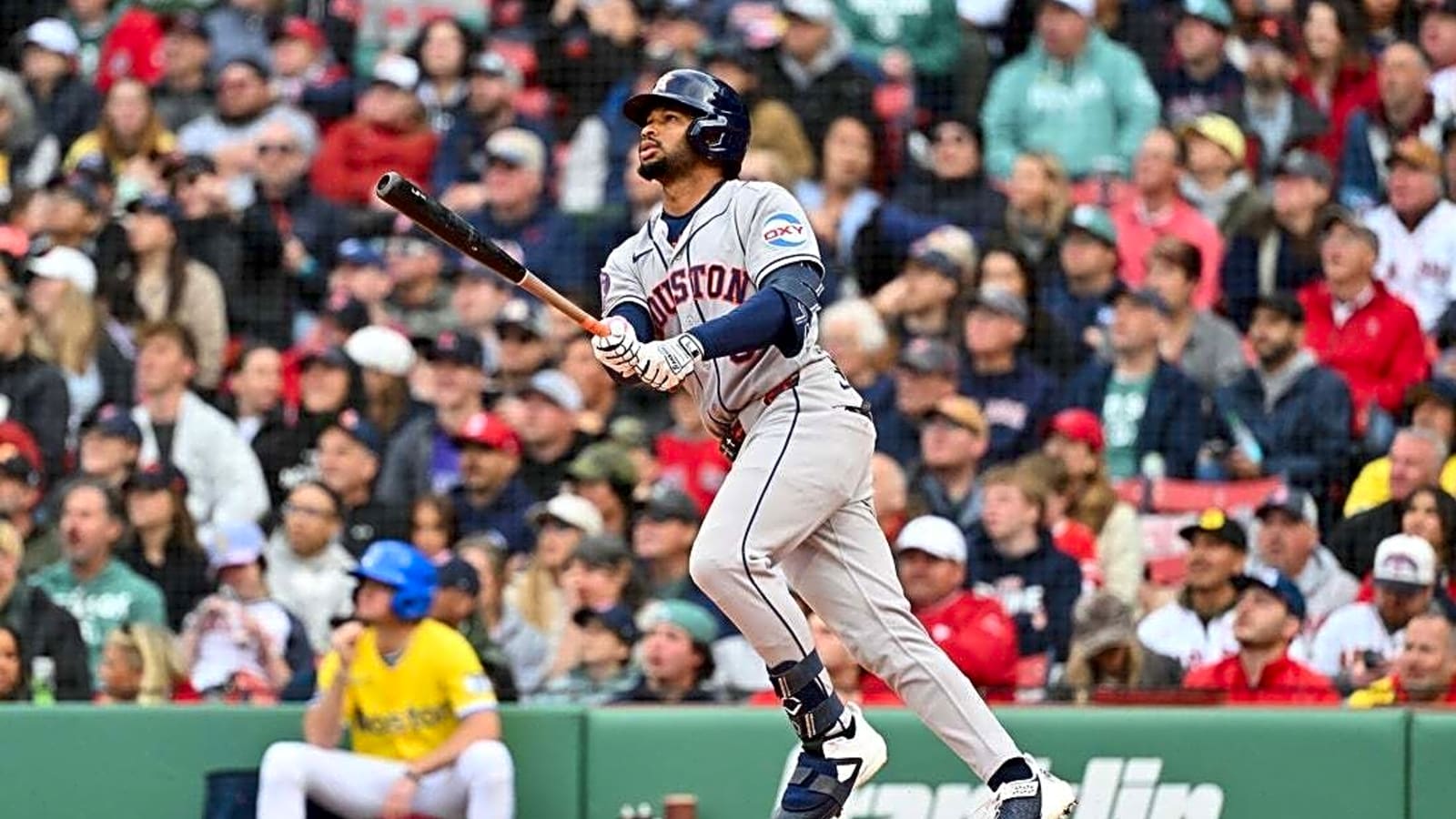 Brice Matthews' 3-run blast, leaping catch help Astros handle Red Sox ...