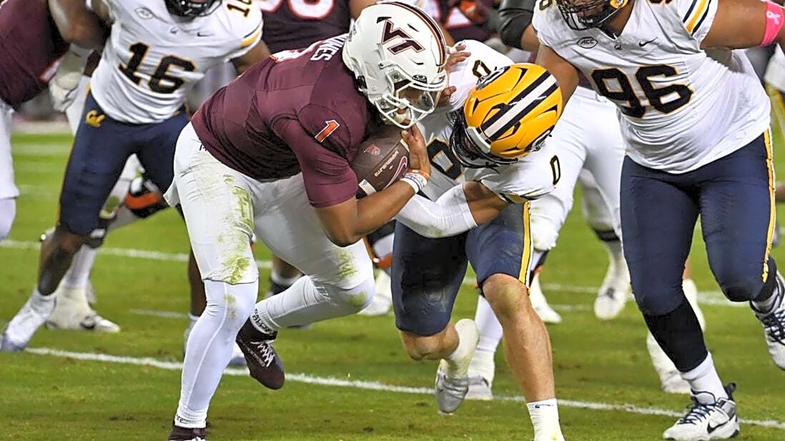 Kyron Drones, Virginia Tech eke out win over Cal in 2 OTs | Yardbarker