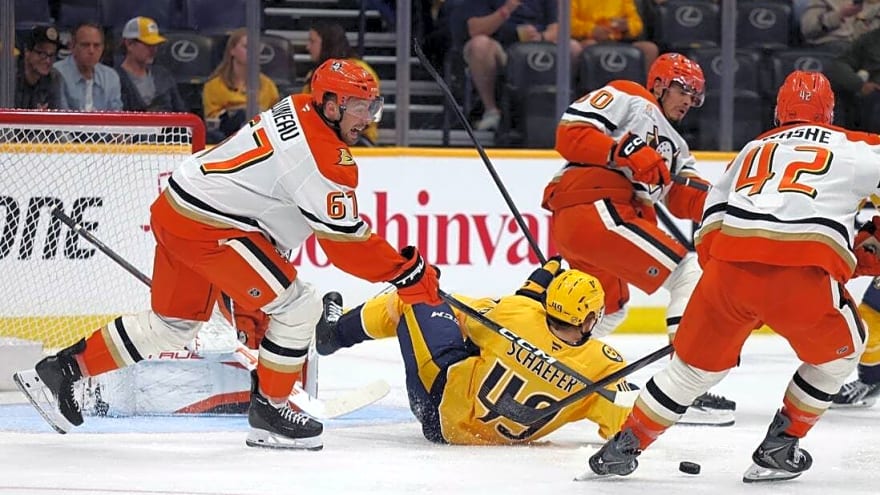 Troy Terry, Ducks eke out victory over Predators