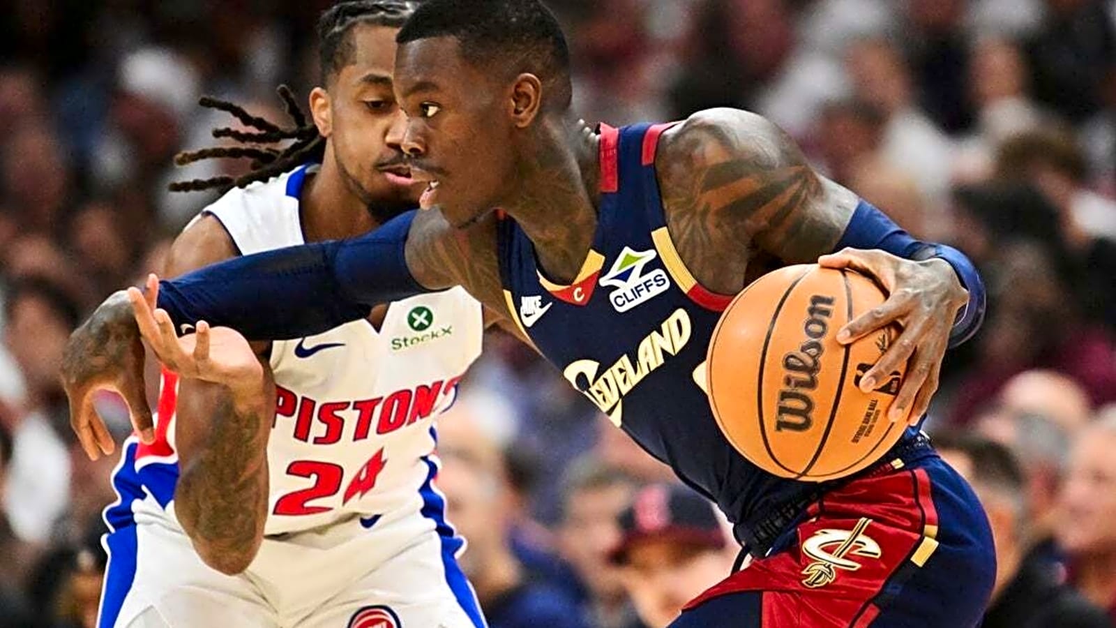 Donovan Mitchell's 39-point half lifts Cavs level with Pistons at 2-2 ...