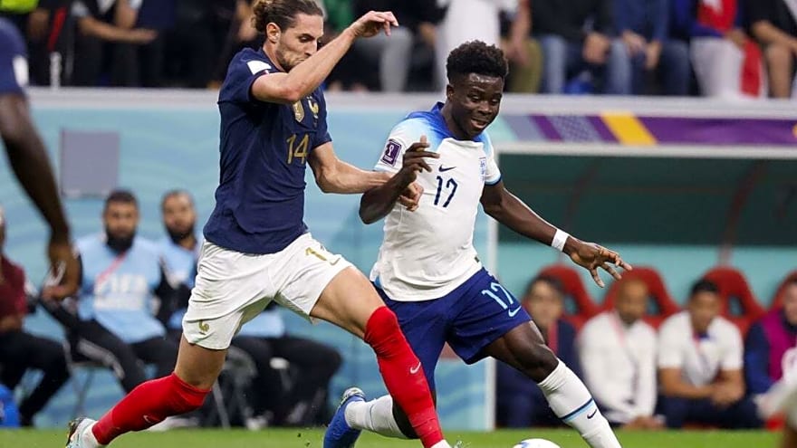 England F Bukayo Saka (Achilles) not yet '100 percent'