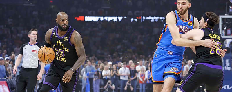 Thunder’s Chet Holmgren admires LeBron James’ longevity before Lakers series