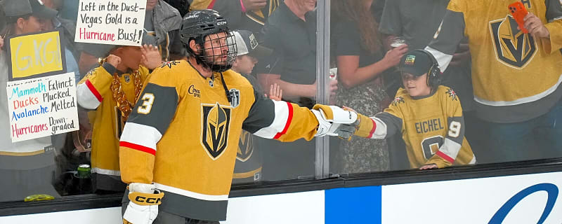 Noah Hanifin, Brayden McNabb miss Golden Knights Stanley Cup Final practice