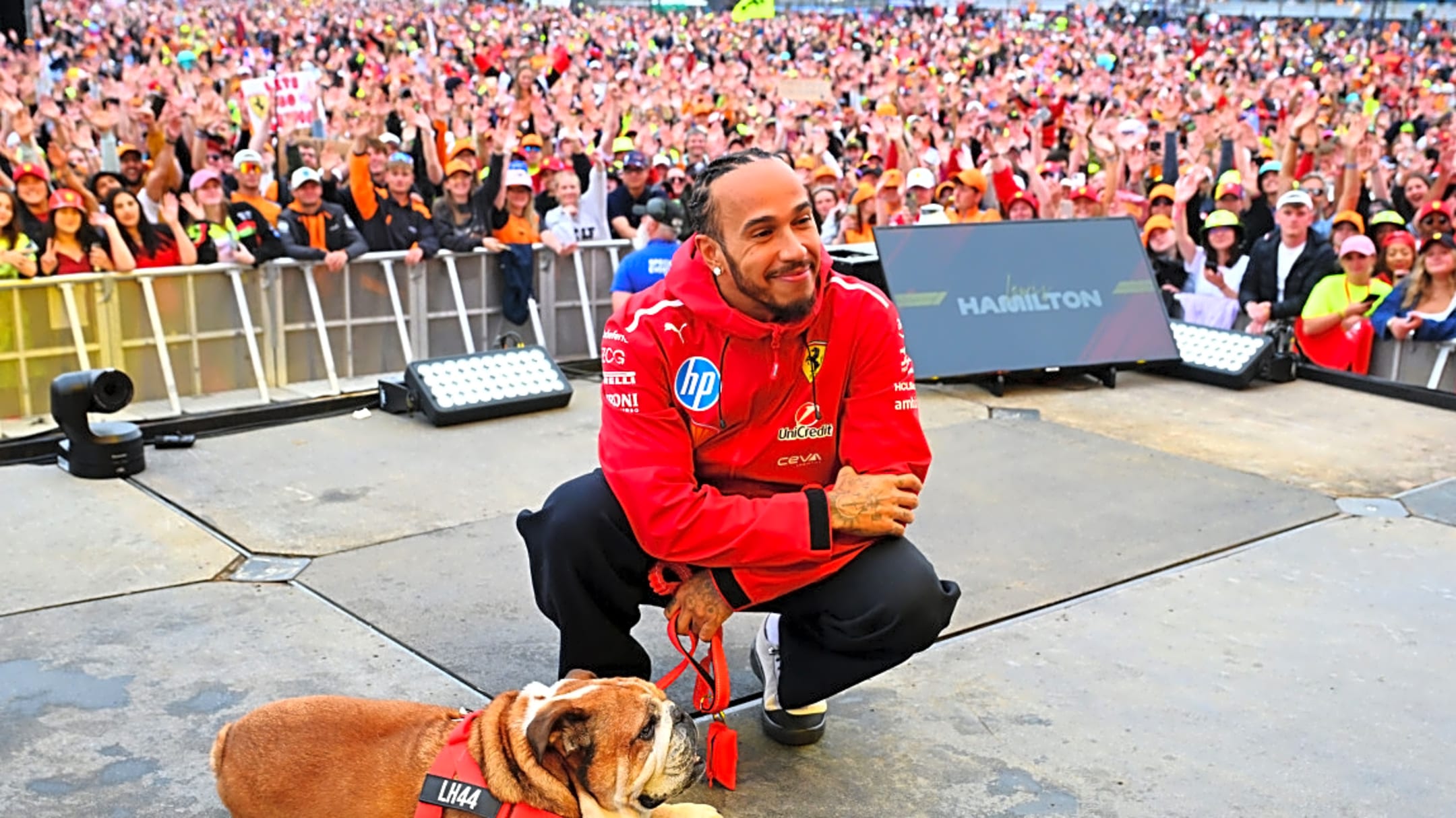 Lewis Hamilton Shares Heartfelt Update on Roscoe | Yardbarker