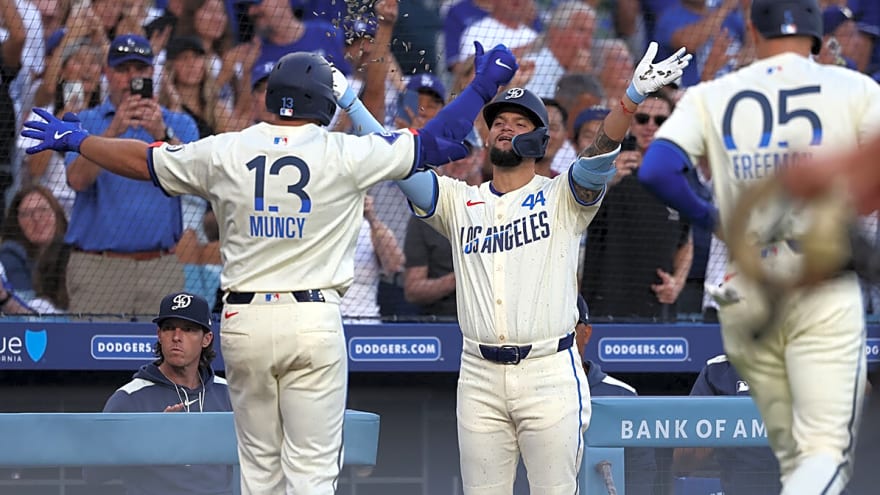 Dodgers’ Andy Pages, Max Muncy smash back-to-back home runs vs. freeway rival Angels