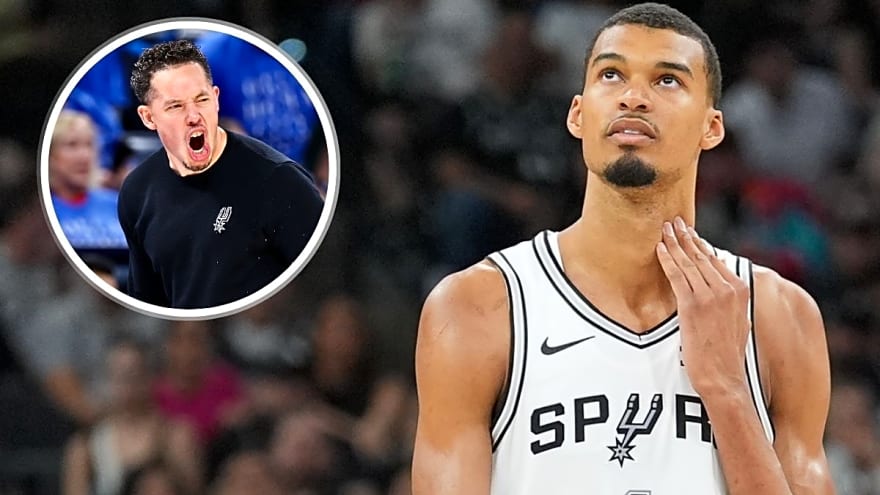 Victor Wembanyama Comforts Emotional Teammate After Spurs HC Unleashes Anger on 20-Year-Old by Grabbing His Jersey vs. Thunder