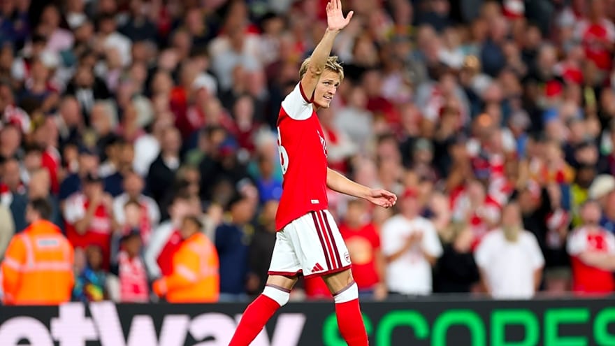 'Can be nervy' Odegaard delighted to beat Coventry on opening night