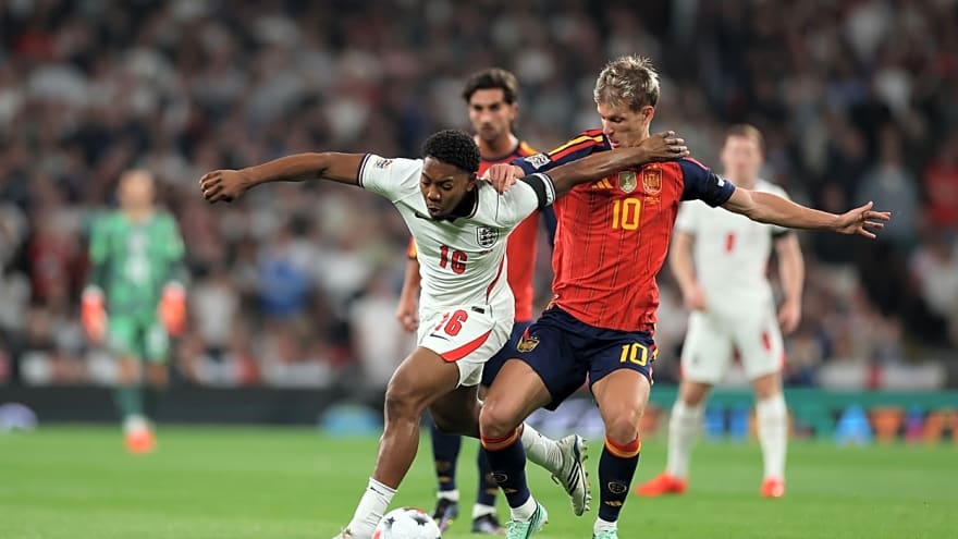 Seven Arsenal stars involved as Spain edge England 3-2 at Wembley