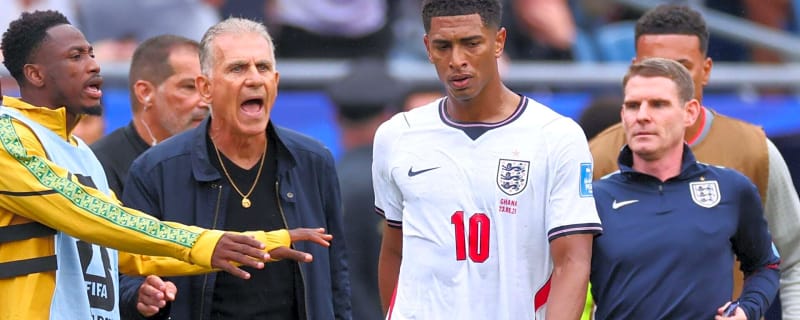 Ghana boss Carlos Queiroz reveals why he fell out with Jude Bellingham during England clash