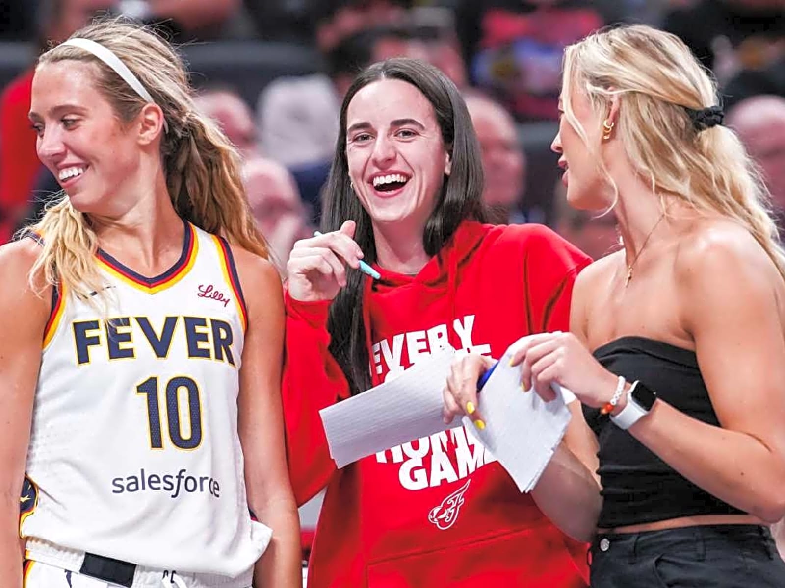 Fever Teammate Lexie Hull Celebrates Caitlin Clark's All-Star Reveal on  Sunday | Yardbarker