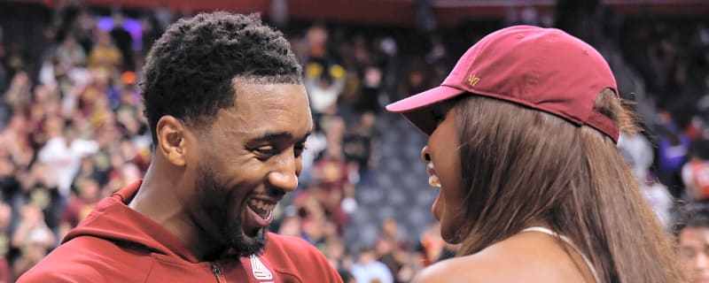 Watch: Donovan Mitchell’s fiancee had a Game 7 scare