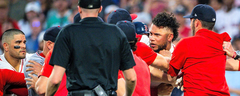 Cade Cavalli, Willson Contreras among 4 suspended for Red Sox-Nats brawl
