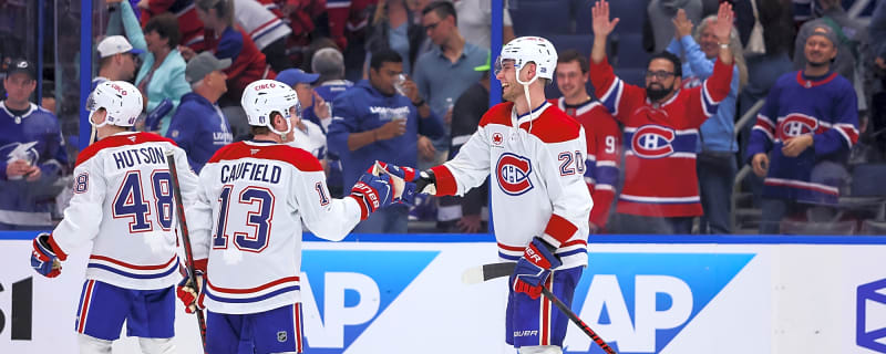 Slafkovský Delivers Signature Game 1 Performance in Canadiens’ OT Win