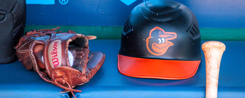 Orioles manager Craig Albernaz gets struck in the head by a foul ball