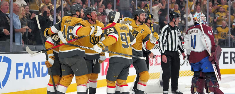 Knights erase 3-0 hole, stun Avs 5-3 for 3-0 series lead