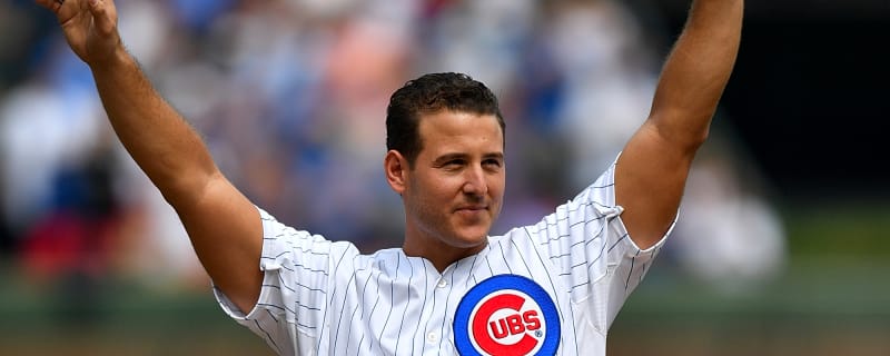 Anthony Rizzo caught a home run ball in the Wrigley Field bleachers