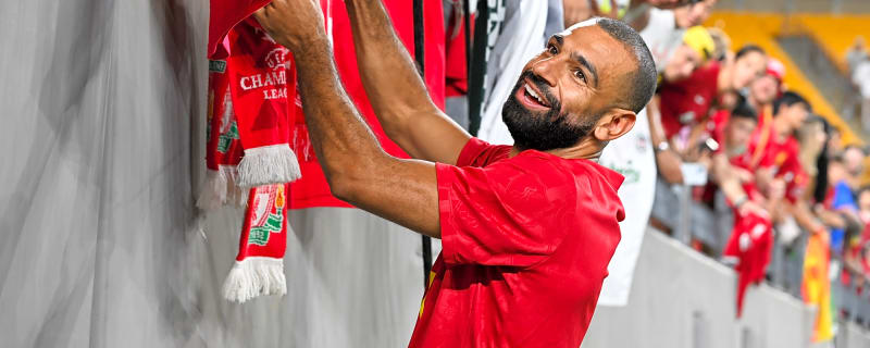 Watch: Beaming Mo Salah relives some of his best Liverpool memories with his two daughters