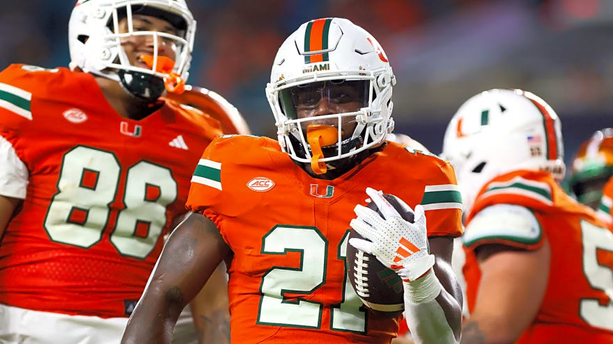Miami RB Jordan Lyle allegedly drove 130 mph while evading police