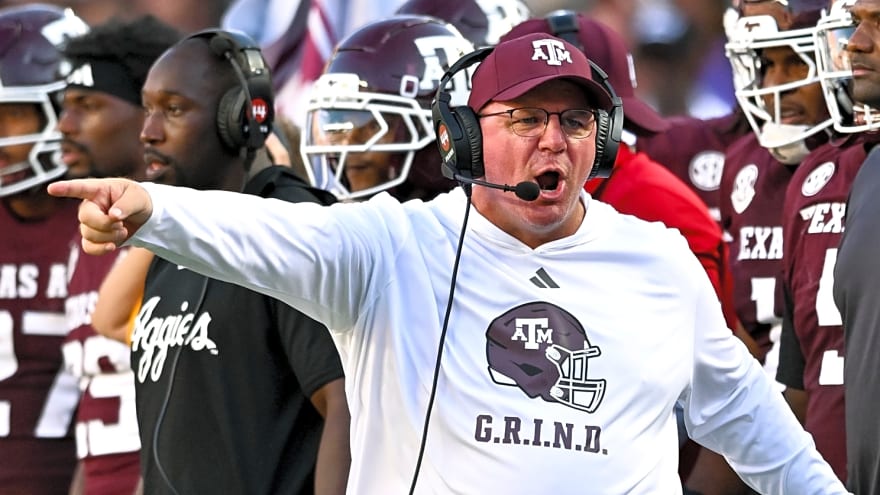 Mike Elko hypes up SEC and Texas A&M's strength of schedule 