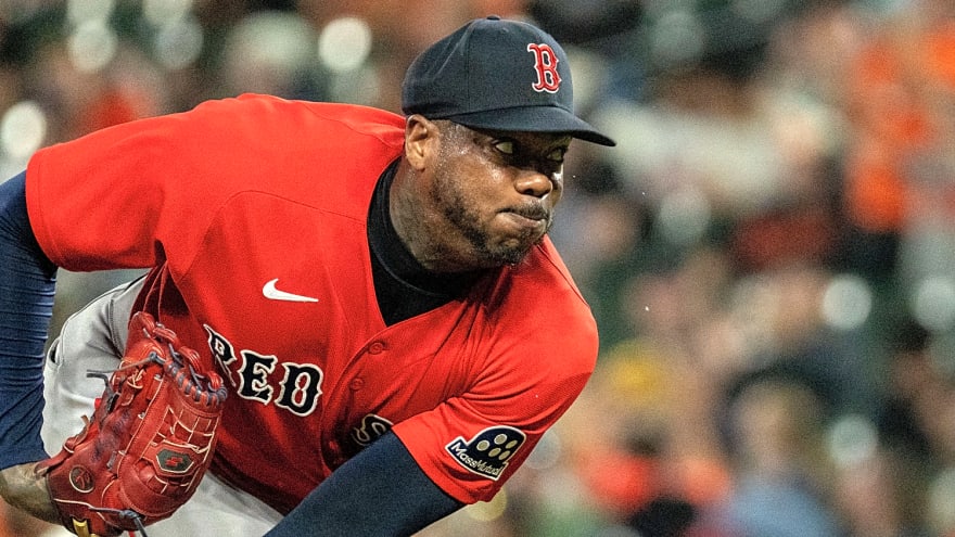 Aroldis Chapman reaches major career milestone in Red Sox win