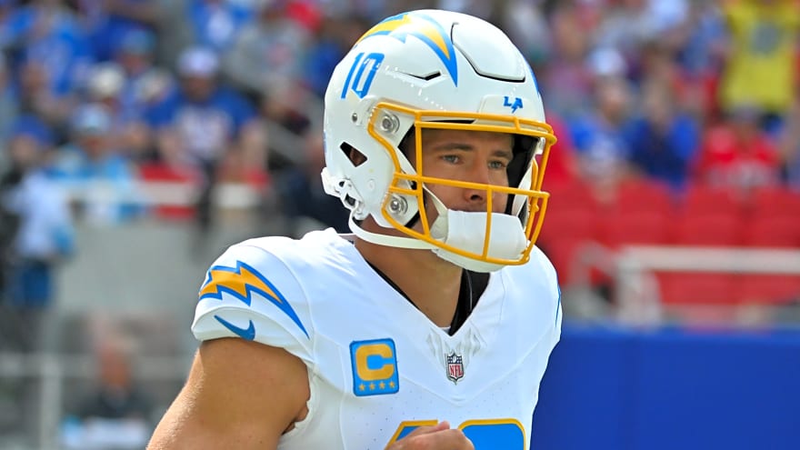 Jim Harbaugh has tough words for Chargers QB Justin Herbert