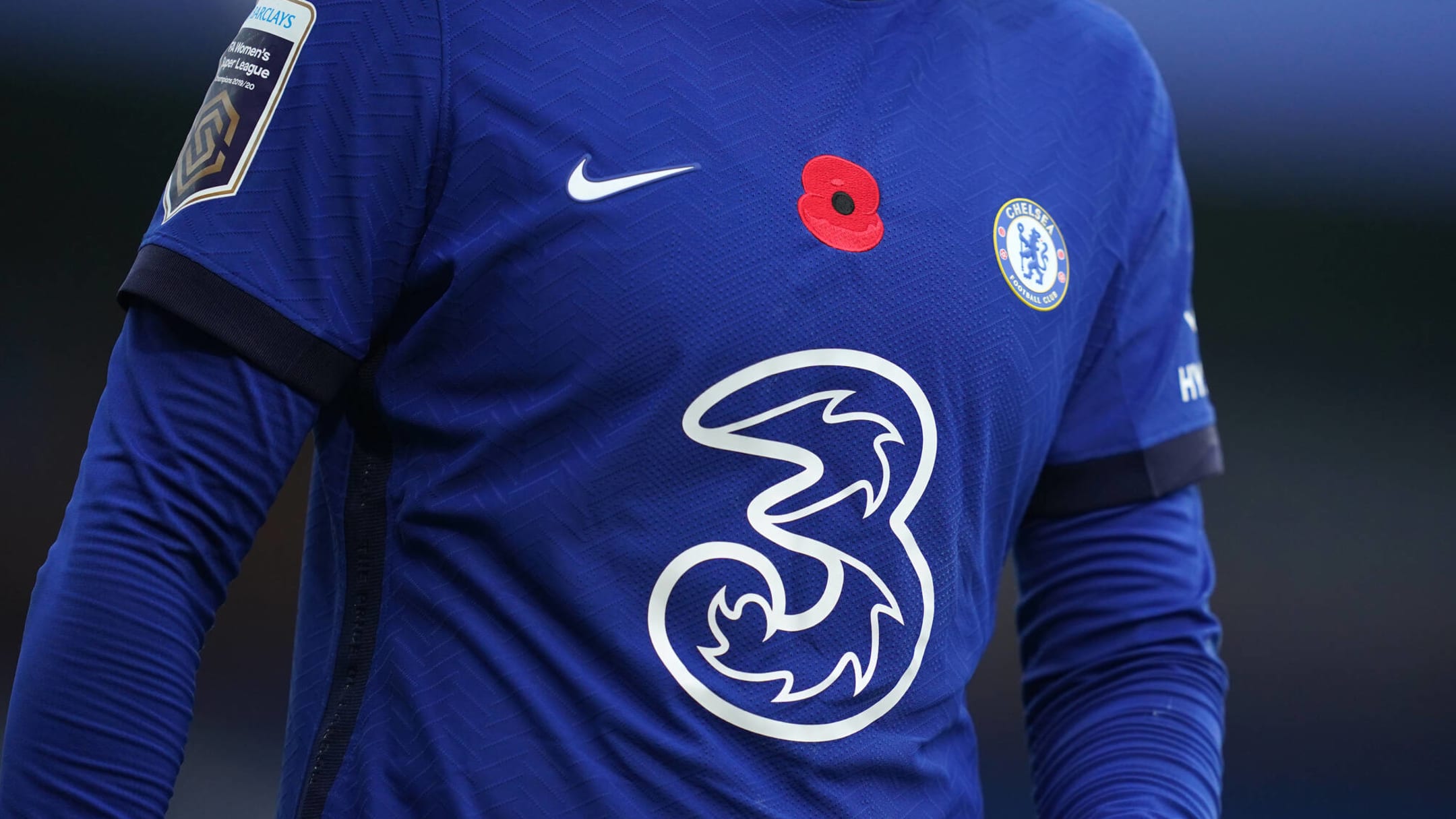 why is there a three on the chelsea jersey