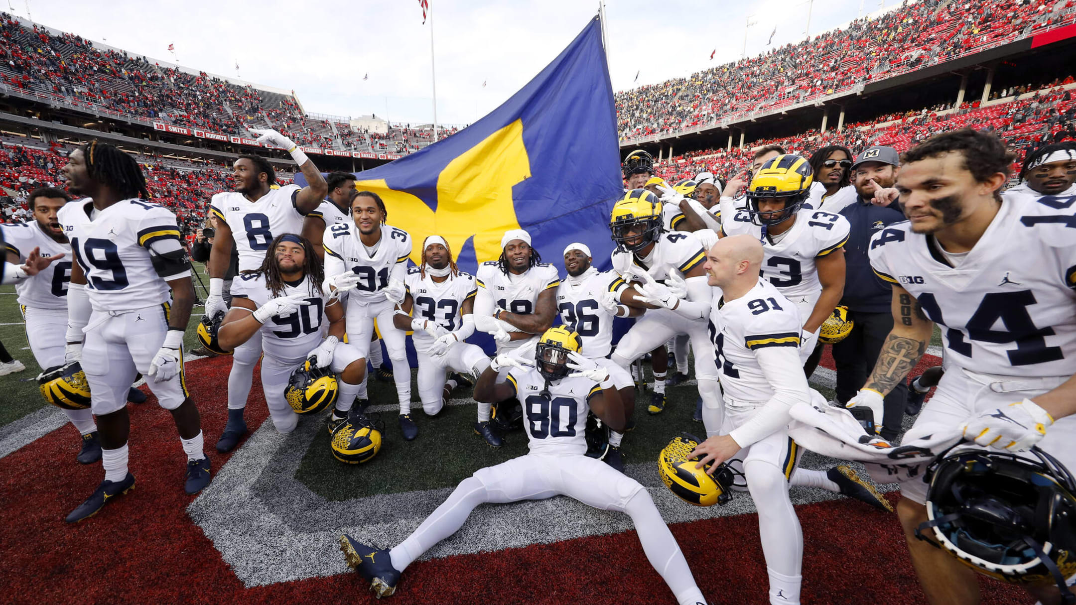 Michigan players break out disrespectful celebration | Yardbarker