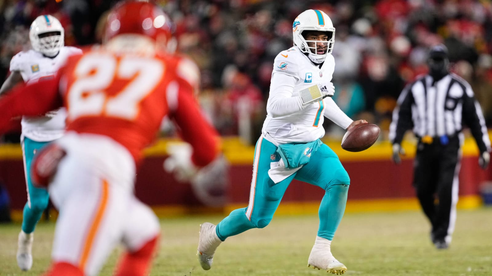 Tua Tagovailoa, Miami Dolphins (Foto: Jay Biggerstaff-USA TODAY Sports)