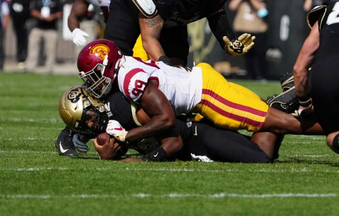 Draft simulado de la NFL de primera ronda de 2022 31 Jefes de Kansas City: Drake Jackson, DE, USC