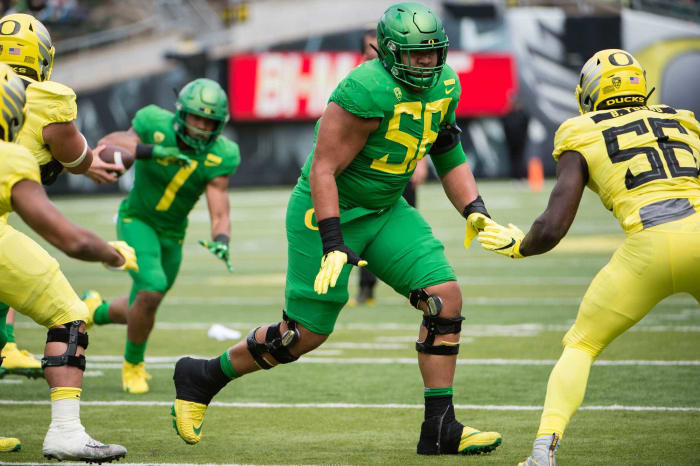 2021 NFL Draft prospects and their league comps - NewsOpener Oregon OT Penei Sewell | Comp: Willie Roaf