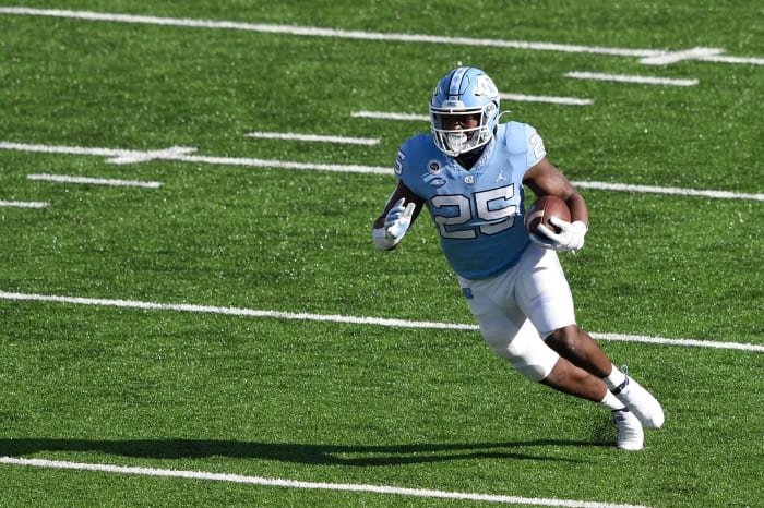 The 25 best players still available in the 2021 NFL Draft - Javonte Williams, RB, North Carolina