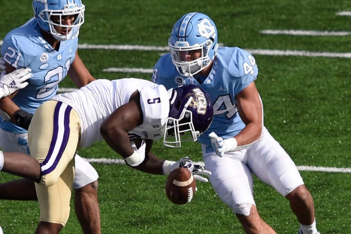 2021 NFL mock draft: The first three rounds - NewsOpener New York Giants: Chazz Surratt, LB, North Carolina