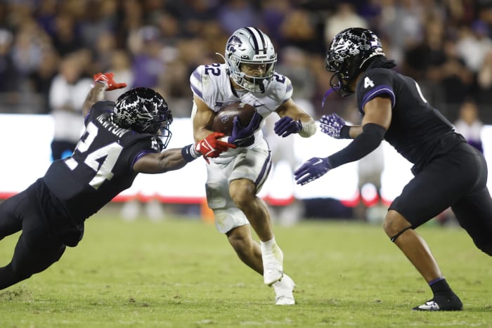 College football Week 14: Picks and preview 5 Big 12: No. 10 Kansas State (9-3) at No. 3 TCU (12-0), at Arlington, Texas, Noon, Saturday, ABC